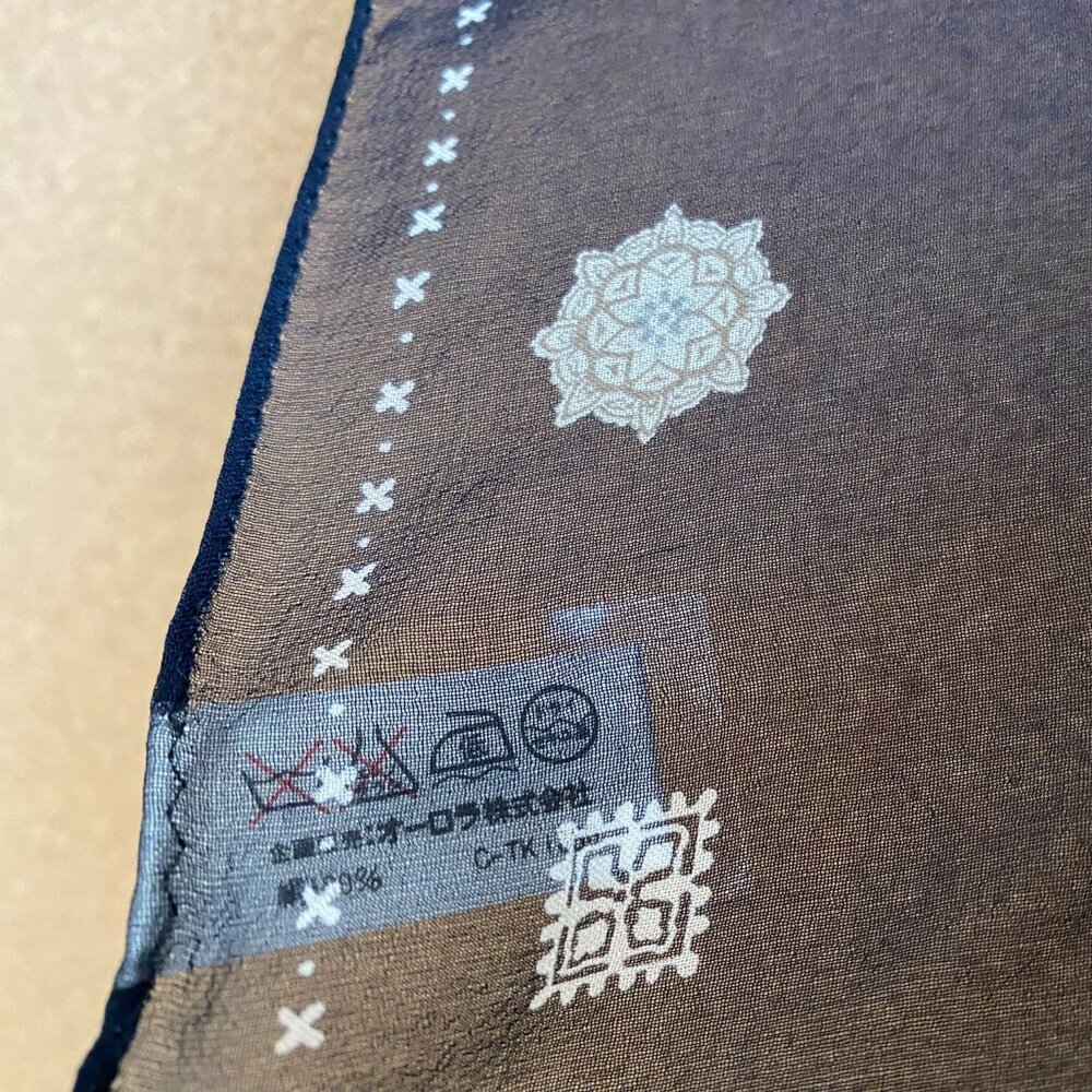 Anne Klein Vintage Silk Scarf - Picture 4 of 6
